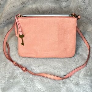 FOSSIL small pink purse Devon Crossbody